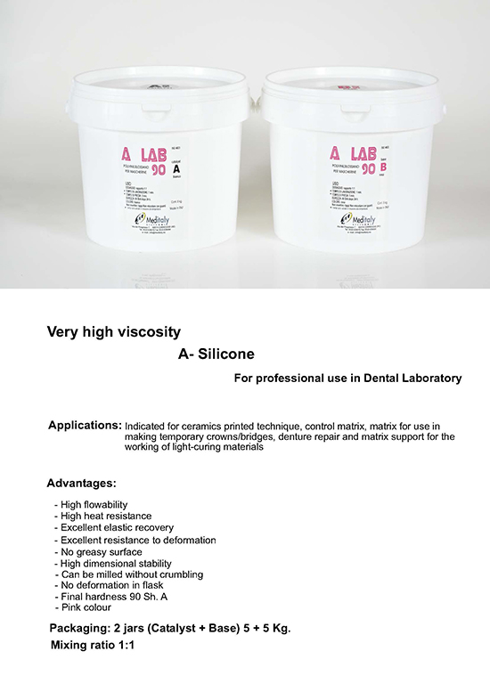 meditaly a lab 90 technical silicones